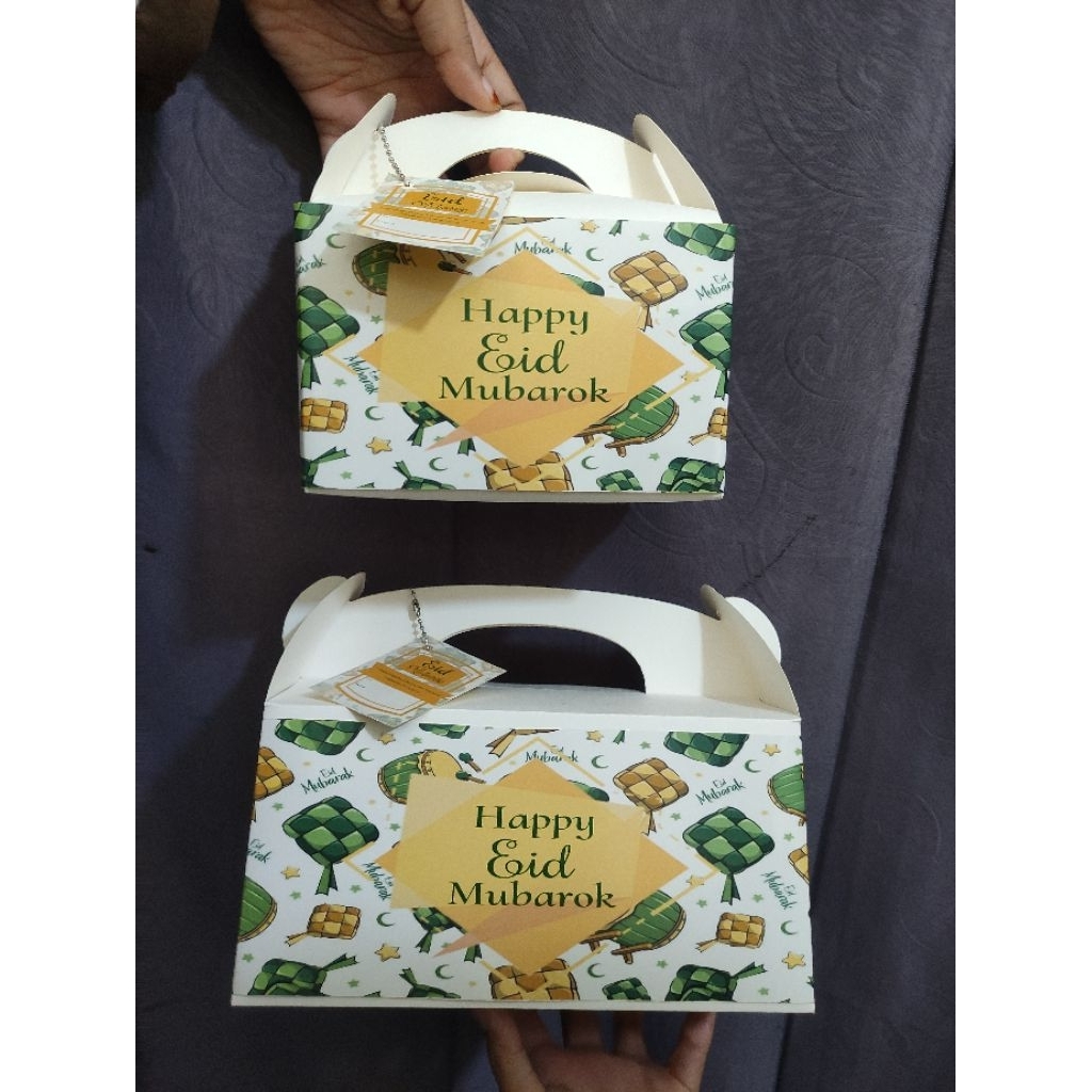 

box jinjing hampers coklat kemasan 200gr versi lebaran atau bingkisan