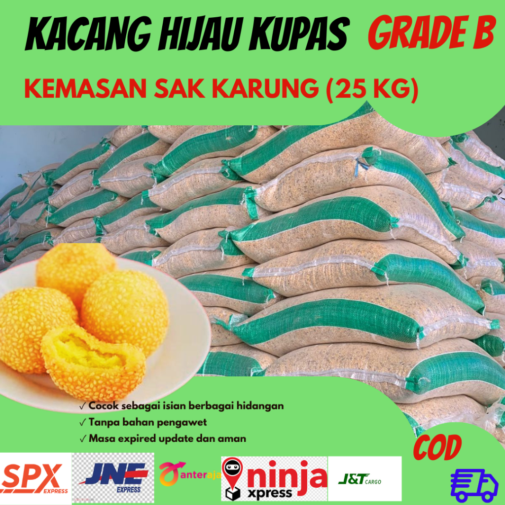 

KACANG HIJAU KUPAS GRADE B HARGA GROSIR