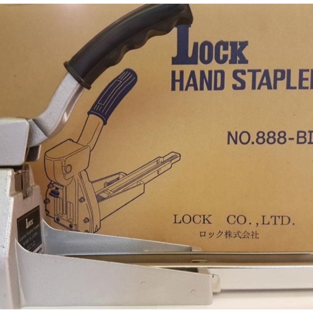 

Mesin Stapler Karton 3515 Manual Lock Gun Stapler Carton 15mm Bn888