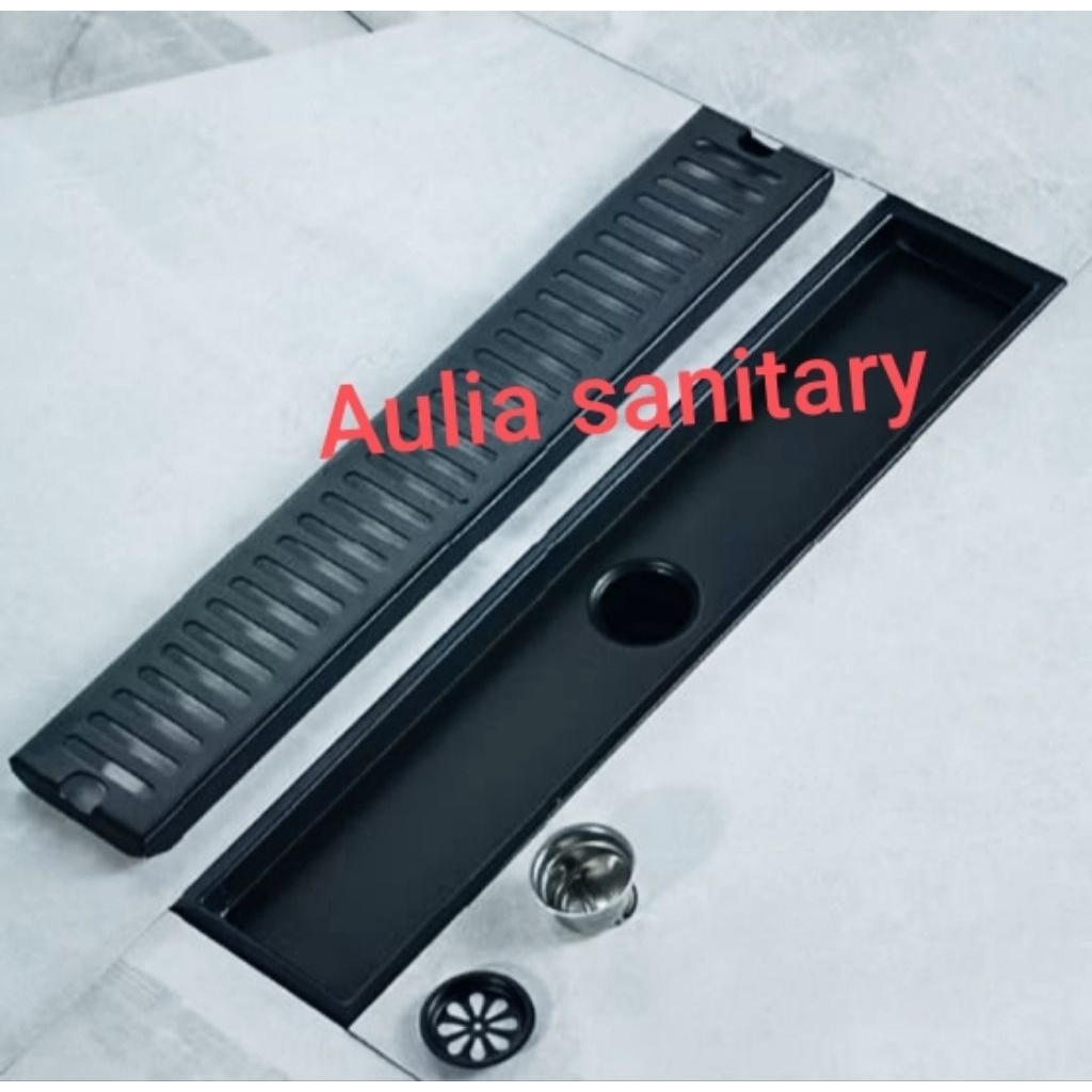 floor drain stainless 304 hitam /floor drain stainless saringan got