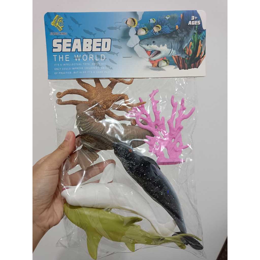 Mainan Laut Sea Animal Sea World Ocean Animal World Underwater Binatang Laut