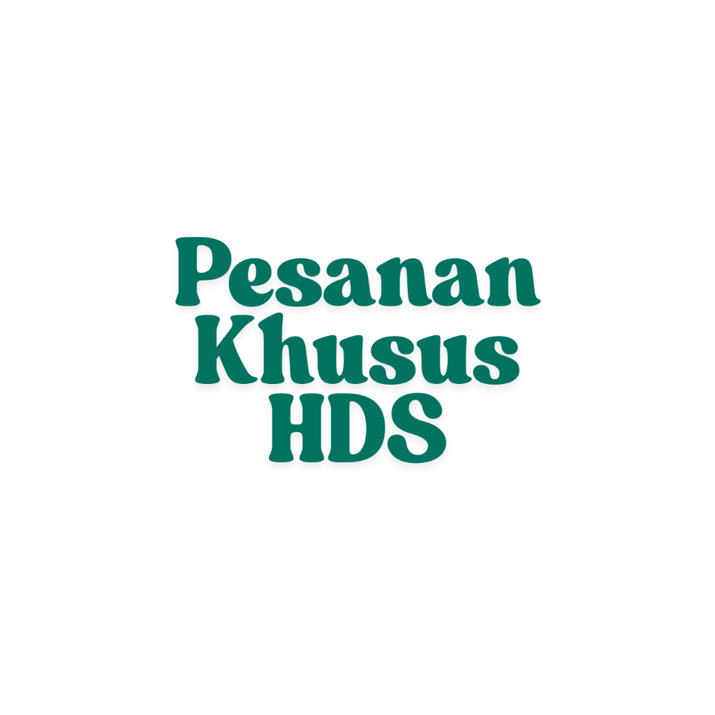 

Pesanan Khusus HDS Stiker Label