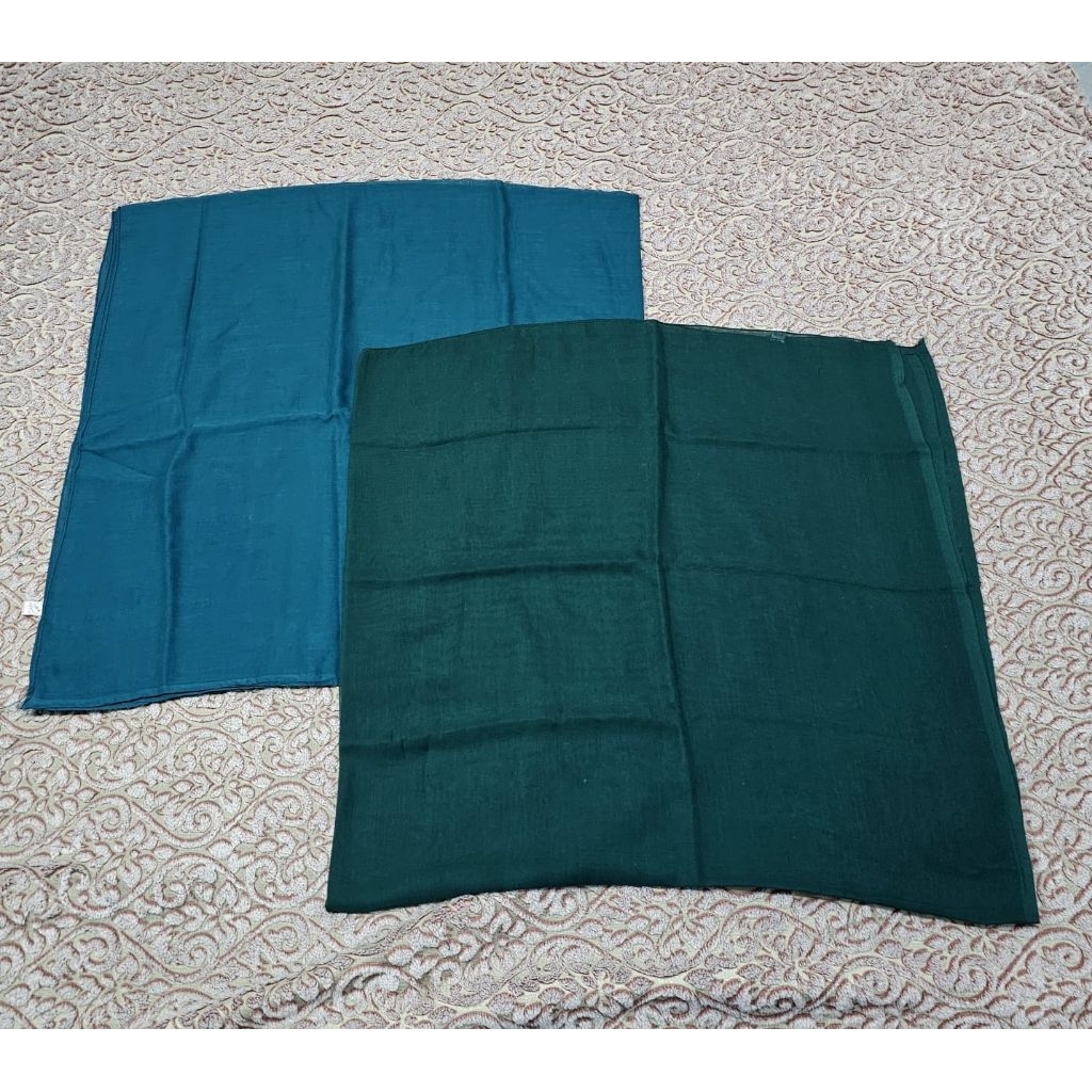 Bundling 2 Hijab Paris Hijau Tosca & Hijau Botol
