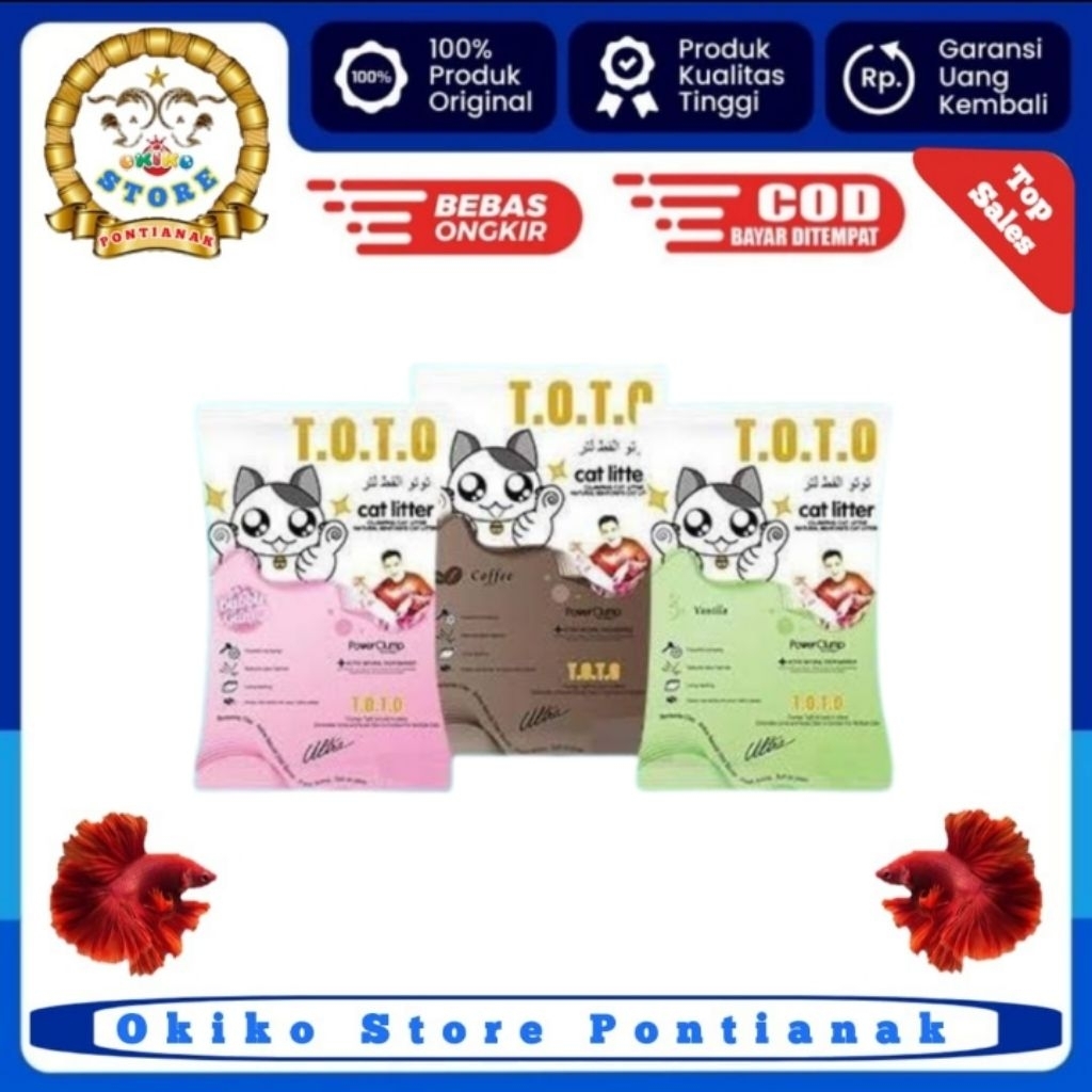 PASIR KUCING TOTO 25 LITER ALL VARIANT