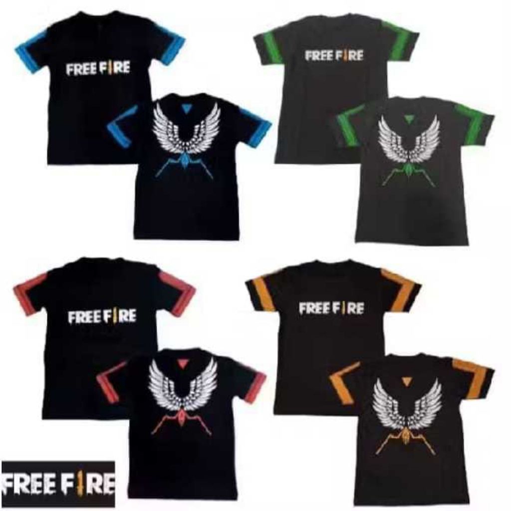 baju anak free fire game ff angel calca
