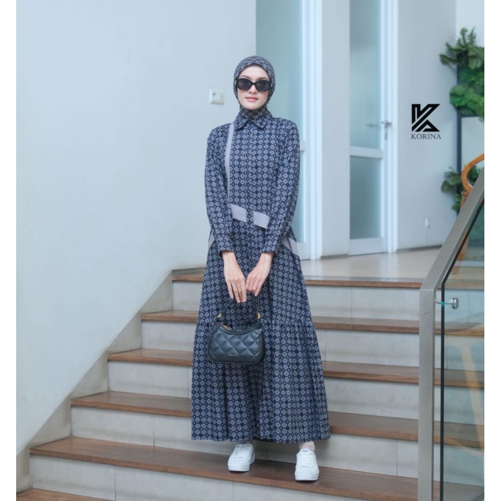 ZULFA DRESS KORINA ORIGINAL TERBARU