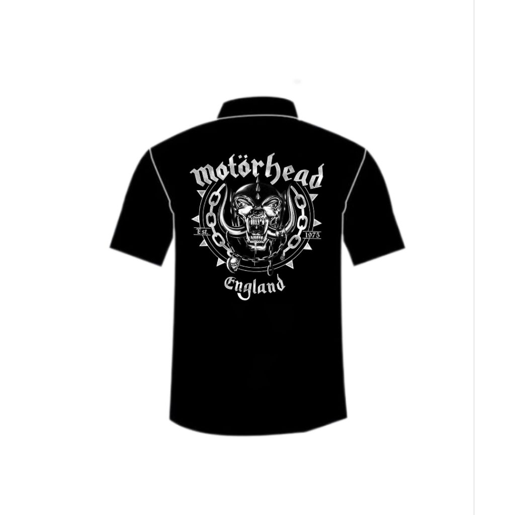KEMEJA WORKSHIRT MOTORHEAD England black