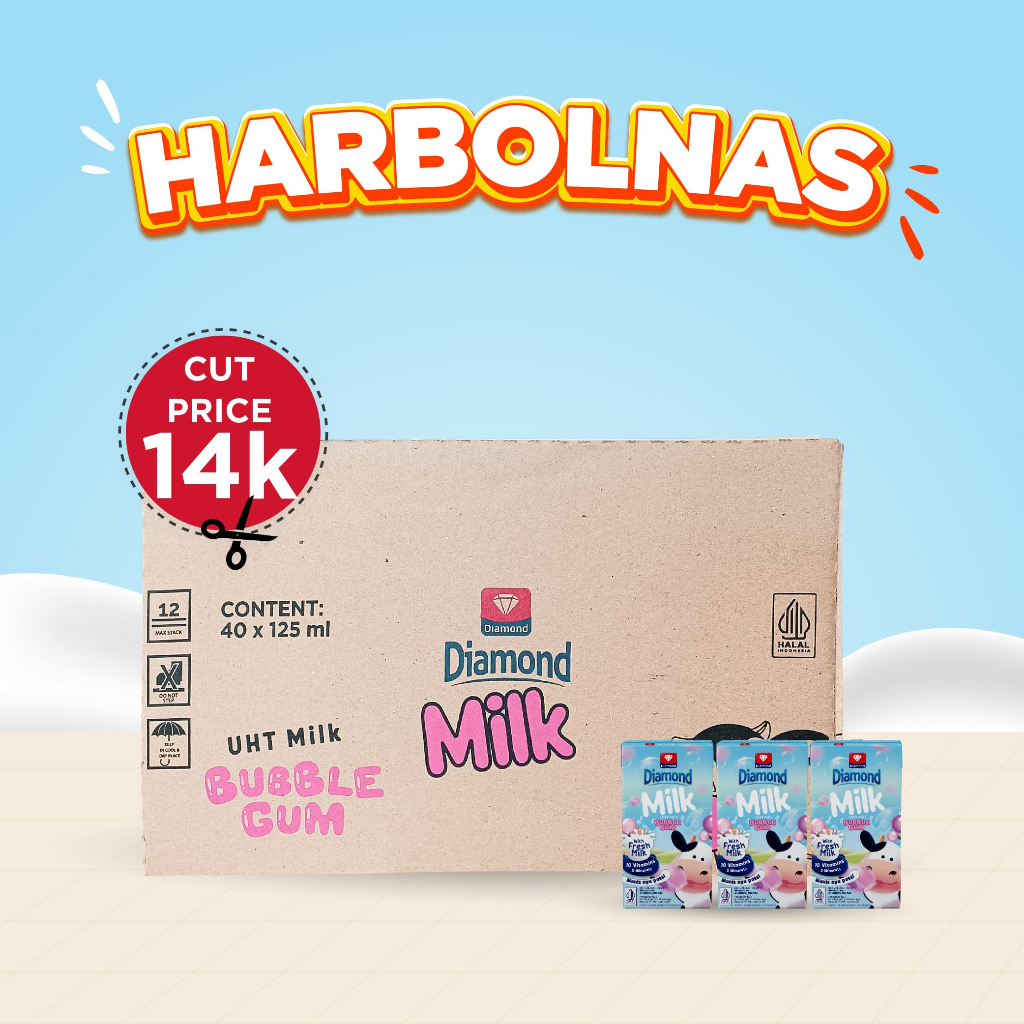 

POTONGAN HARGA 14K SETIAP PEMBELIAN 1 KARTON DIAMOND MILK UHT BUBBLE GUM 125 ML