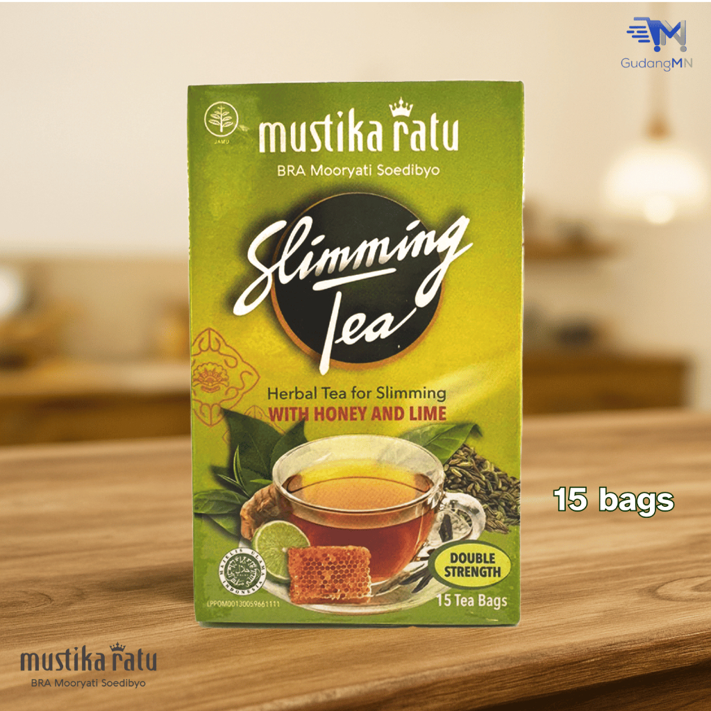 

Slimming Tea Honey Lime Mustika Ratu . 1 Pack (15 Bags)
