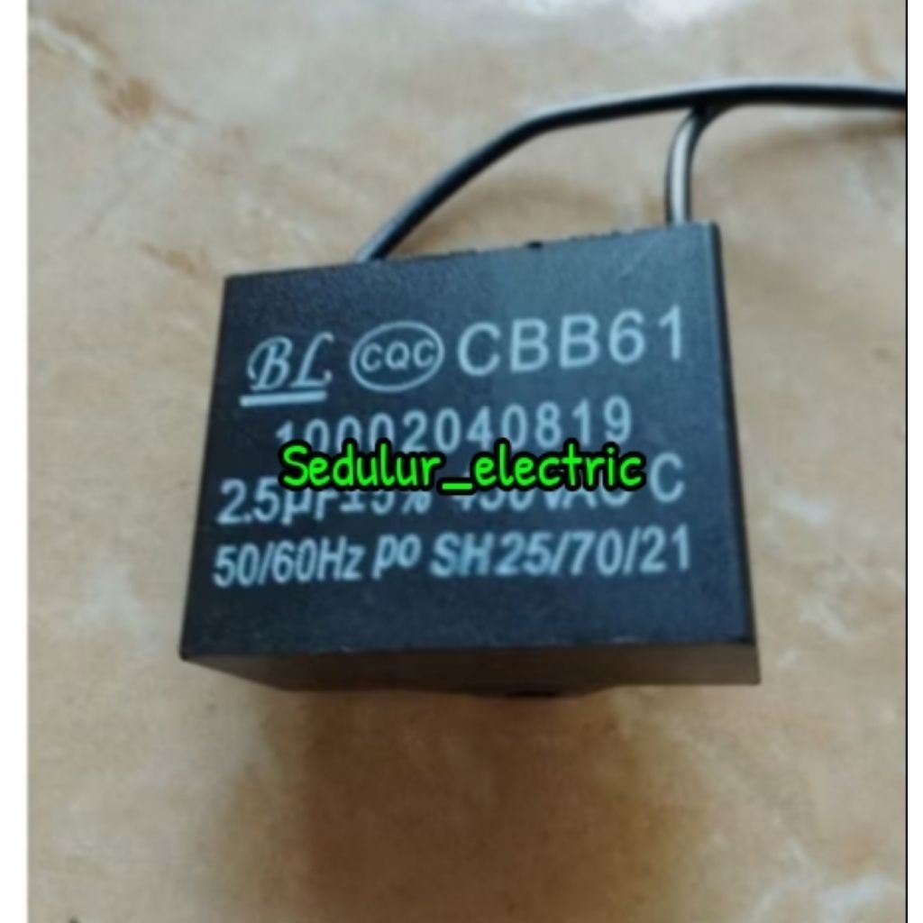 CAPASITOR KOTAK 2,5 MICRO FARAD