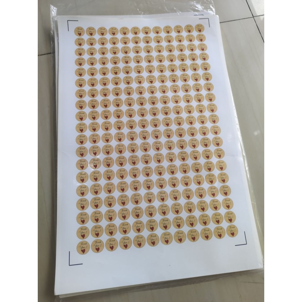 

Cetak sticker stiker chromo kromo / vinyl vinil ukuran kecil logo merek label 2cm 1cm 0.5cm