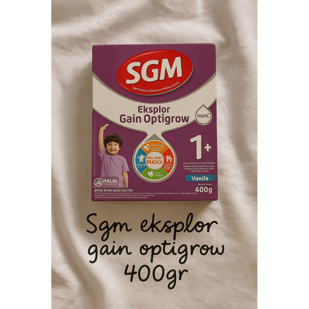 

Sgm eksplore gain optigrow 400gr vanilla (susu medis menaikkan berat badan anak)