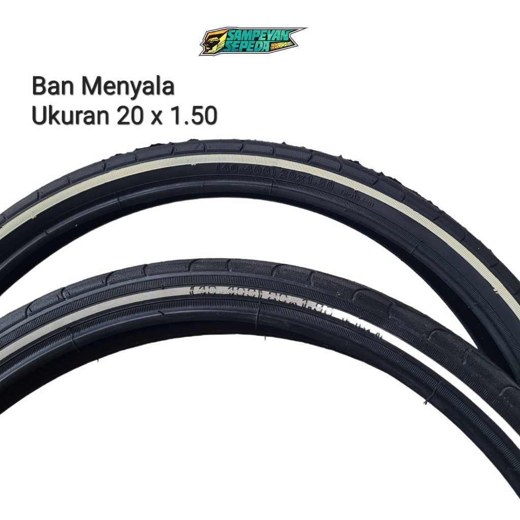 Ban Luar Menyala 20x1.50 YN Sepeda Mini BMX Lipat Ukuran 20x150