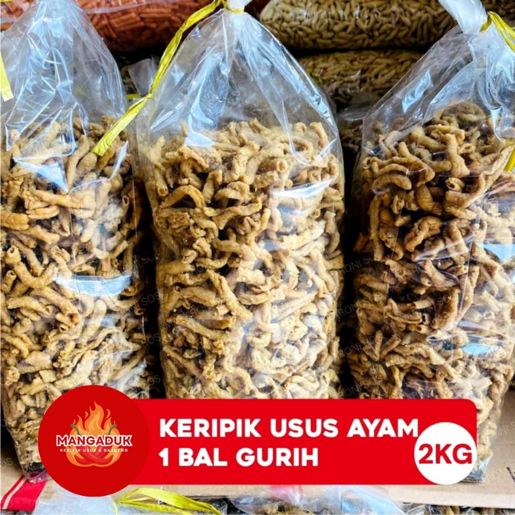 

Keripik Usus Ayam Bal Gurih 2KG Original Balado Pedas Daun Jeruk | Keripik Usus Termurah Kripsus Terenak Rasa Nikmat