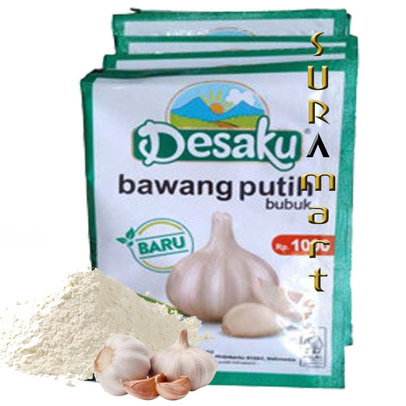 

(12 Pcs x 6 gr) DESAKU BAWANG PUTIH BUBUK