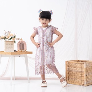 Delova Kids - JUWITA LONG OUTER Setelan Atasan Anak Atasan Kondangan Lebaran Pesta Couple Mom