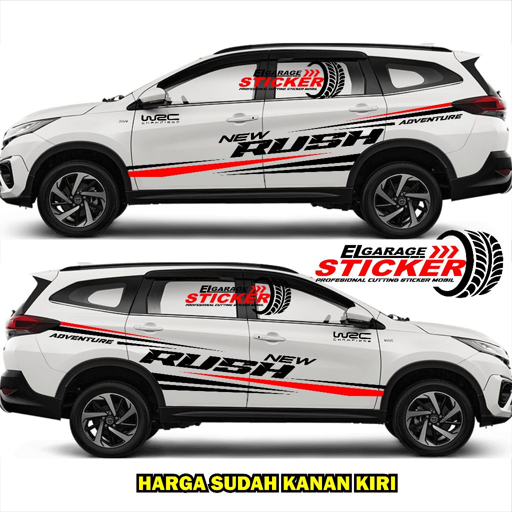 stiker stiker mobil new rush terios stiker cutting stiker mobil body samping new rush terios 02