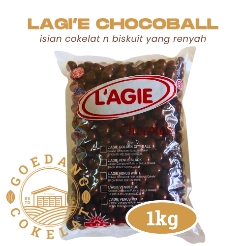 

LAGIE CHOCOBALL 1KG – COKELAT MANIS DENGAN ISI BISKUIT RENYAH | CAMILAN SEHARI-HARI