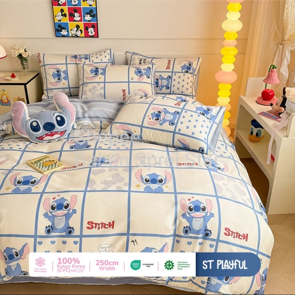Bahan Kain Sprei Star - ST Playful