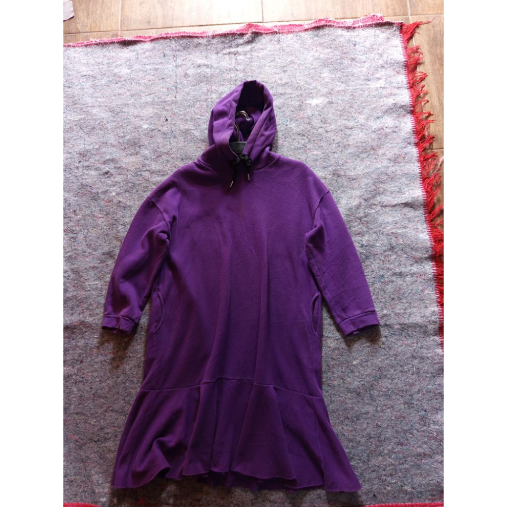TUNIK UNGU LILAC FASHION HOODIE