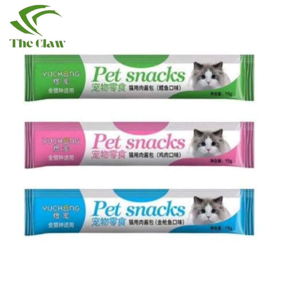 (The Claw) YUCHANG Snack Kucing Sehat Cemilan Snack 1 stick 15 gram