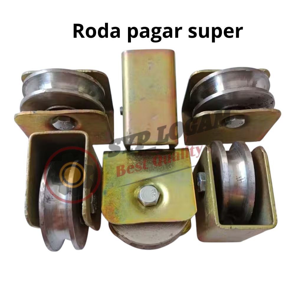 Roda pagar besi super 8cm, Roda pagar bagus