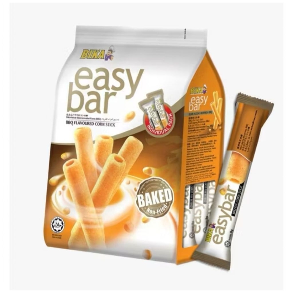 

Bika Easy Bar BBQ Stik Jagung 108g isi 12pcs
