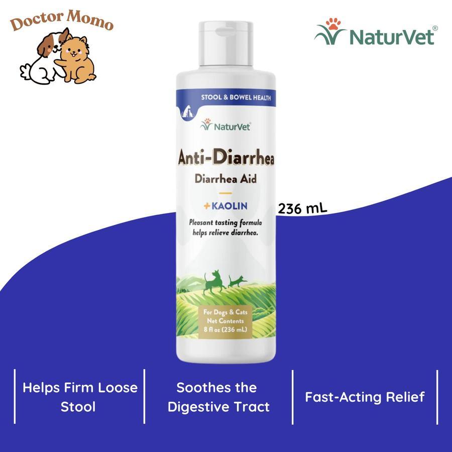 Naturvet Anti Diarrhea Aid Kaolin Supplement Dog Cat Suplemen Diare Anjing Kucing Pencernaan
