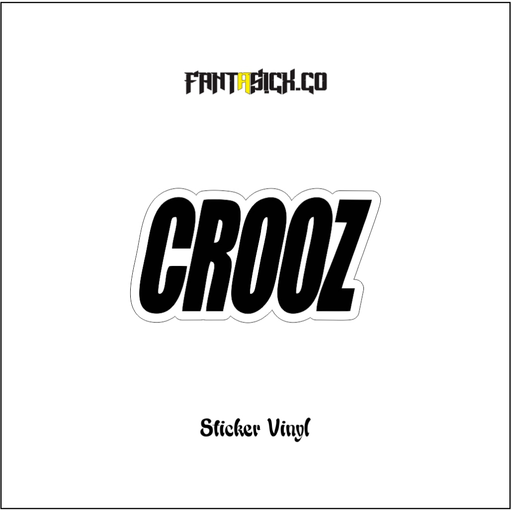 

sticker brand crooz vinyl hitam putih sticker tumblr sticker helm sticker laptop sticker music sticker band lokal indie punk suka tani hindia feast sticker trift sticker lokal brand sticker paket sticker aesthetic sticker vintage logo retro sticker distr