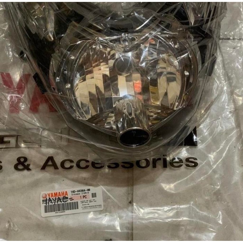 lampu depan / replektor only mio soul karbu ori yamaha