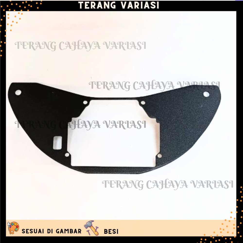 BRACKET BILED PROJIE BEAT DELUXE AES WST KENZO VINYX 3 INCH SINGLE BRACKET DUDUKAN LAMPU BILED MOTOR