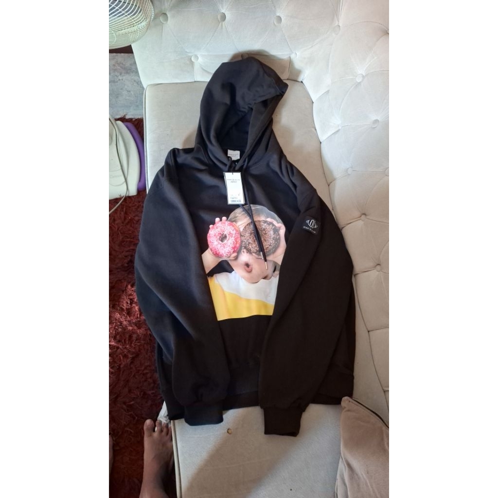 ADLV BABY FACE HOODIE BLACK DONUT 1 R