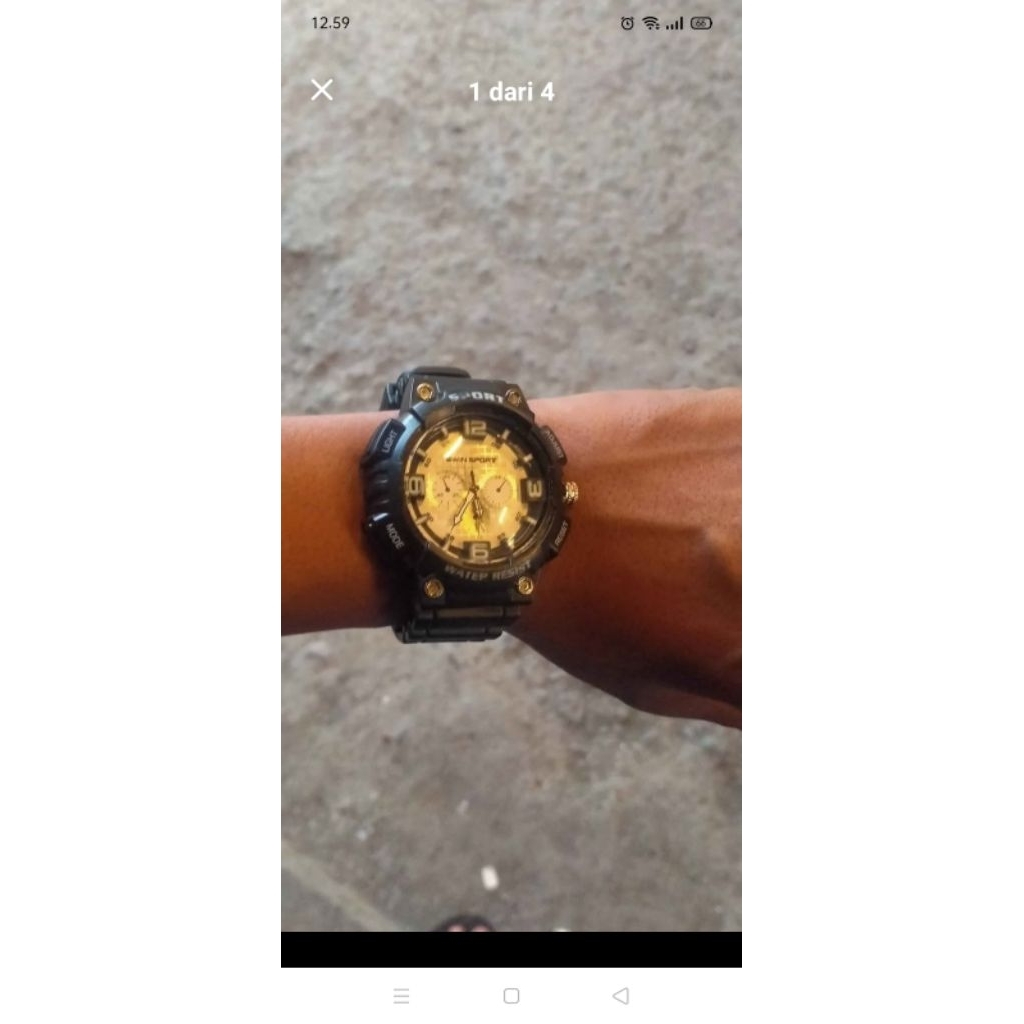 jam tangan awin sport water resist