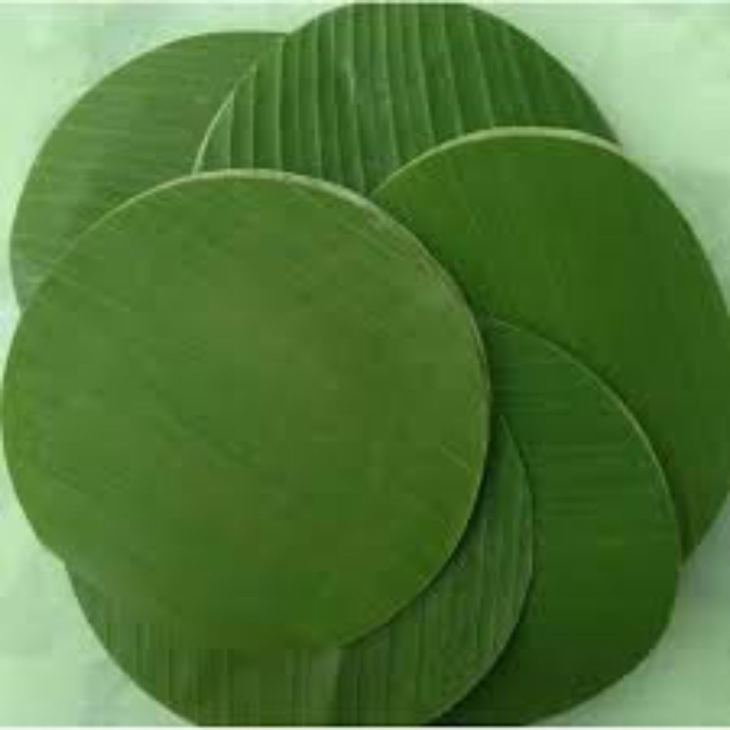 

daun pisang bulat bio meter 20 cm per 100 lembar