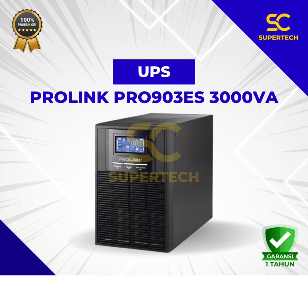Prolink UPS-3000 PRO903ES - Stabilizer Daya Online 3000VA