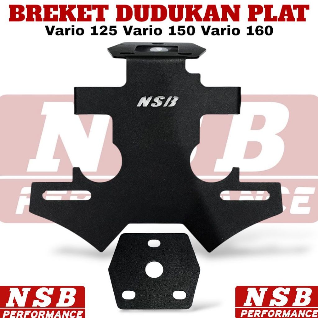 BREKET DUDUKAN PLAT NOMOR MOTOR VARIO 125/150/160 TAIL TIDY VARIO ASLI ORIGINAL NSB