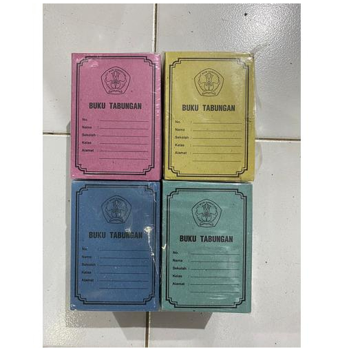 

Buku Tabungan Sekolah / Buku Tabungan Murah 1 pcs