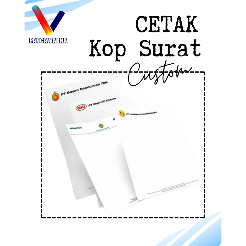 

Cetak Kop Surat/Letter Head | Custom | Murah - HVS 80 gr