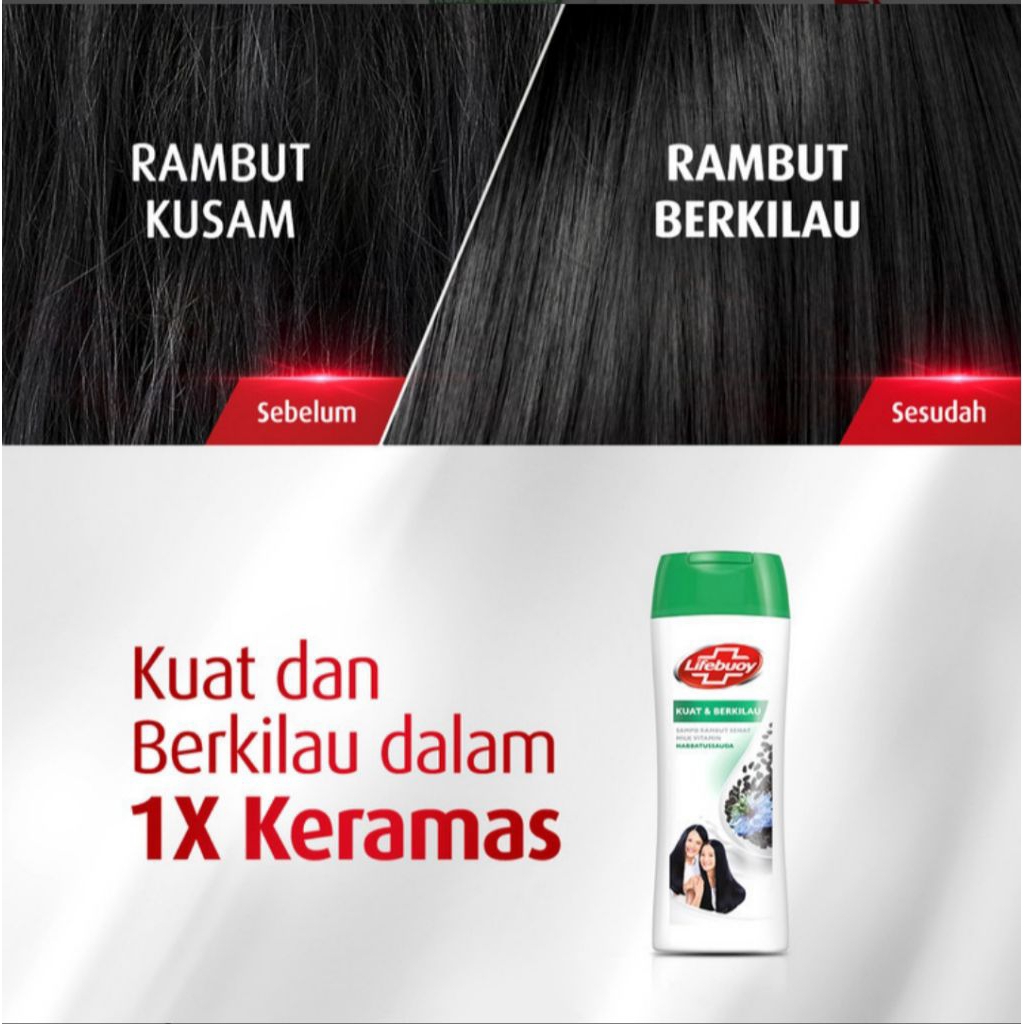 Lifebuoy Sampo Kuat & Berkilau Botol