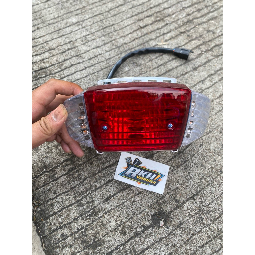 lampu stop belakang supra lama lampu rem belakang supra lama fullset