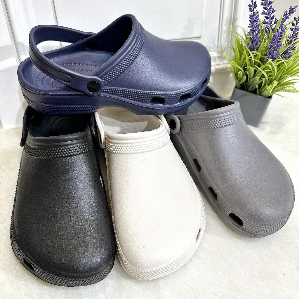 Amare Sandal Pria Model Selop Bahan EVA Ringan Dilengkapi Tali belakang