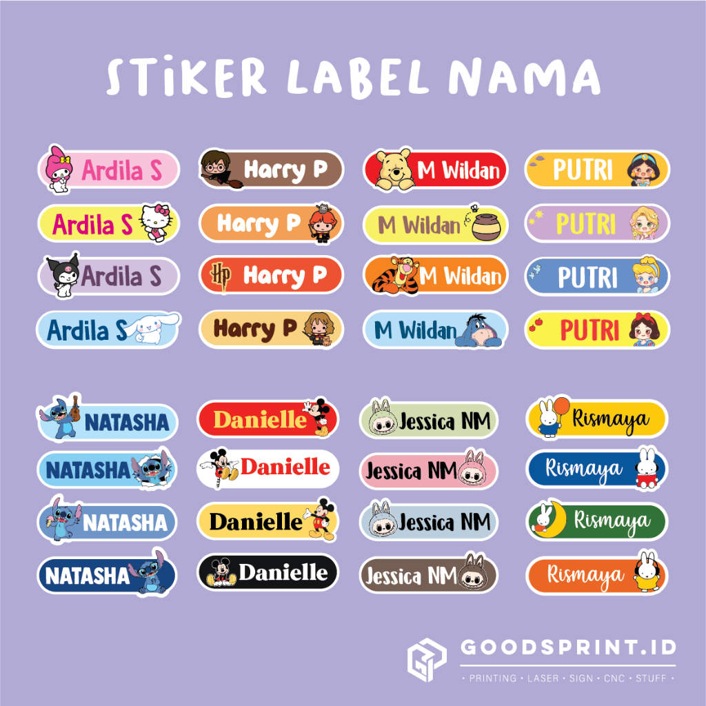 

STIKER LABEL NAMA ANAK CUSTOM WATERPROOF LABEL NAMA CUSTOM