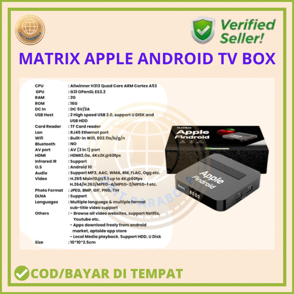 new matrix apple android tv box terlaris tv biasa jadi smart tv