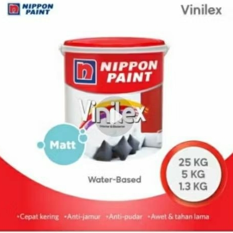 vinilex 300 white Nippon cat tembok interior dan eksterior pail