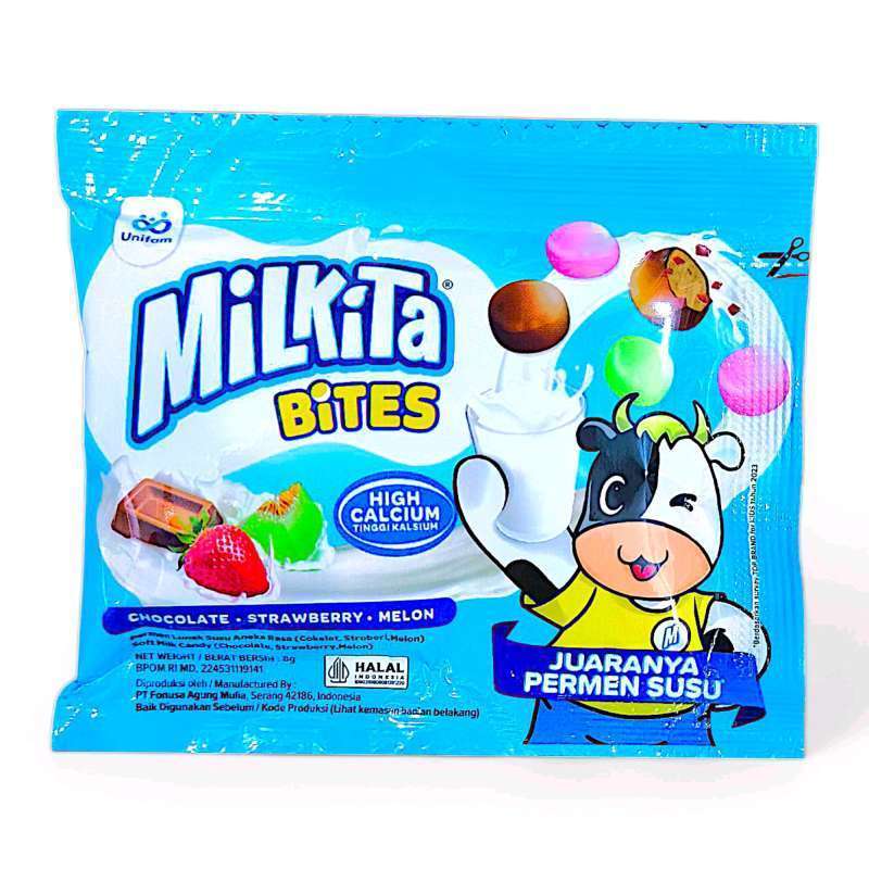

Permen Susu Milkita Bites Renceng 10 Pcs Aneka Rasa
