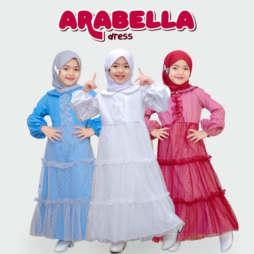 Lilbi - Arabella Dress - Gamis Anak Perempuan Tutu