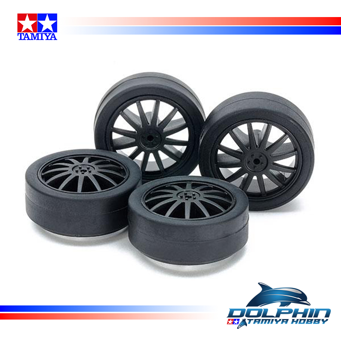 SMALL LOW FRICTION PROFILE TIRES (26mm) & CARBON WHEELS (FIN) - 15534