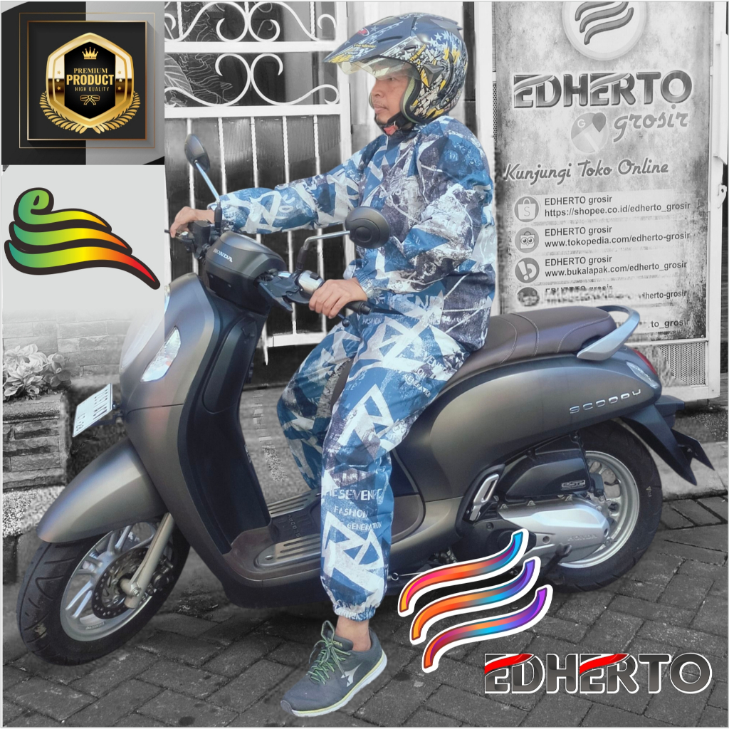 Raincoat Waterproof Seam Sealer EDHERTO - Jas Hujan RAINCOAT Waterproof Setelan EDHERTO