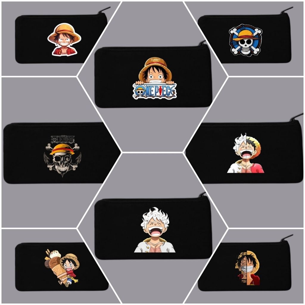 

tempat pensil one piece tepak anime pouch onepiece tempat serba guna gambar luffy d monkey Tepak luffy gear one piece
