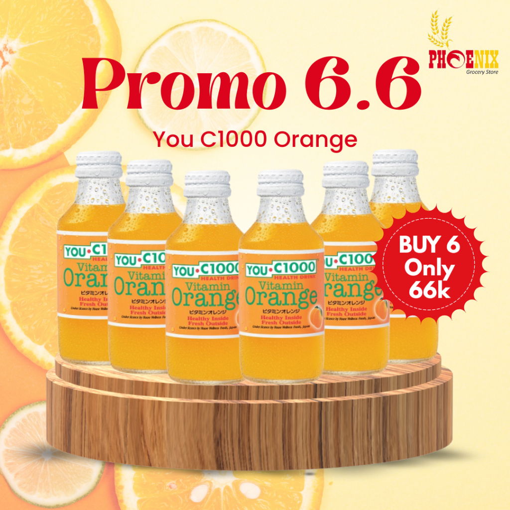 

You C 1000 Vitamin Orange 140ml (Pembelian 6 botol bayar Hanya 66 K)